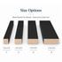 Black Painted Maple trim boards size options, sold by the linear foot