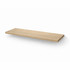 White Oak shelf board 3/4 inch thick angled front view