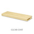 2-inch Pine alcove floating shelf with a Clear Coat finish highlighting the natural light color and wood grain.