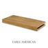 3-inch Maple alcove floating shelf in Early American with a warm brown finish and visible natural wood grain.