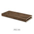 3-inch Superior Alder alcove floating shelf in Pecan with a warm brown finish and natural wood grain.