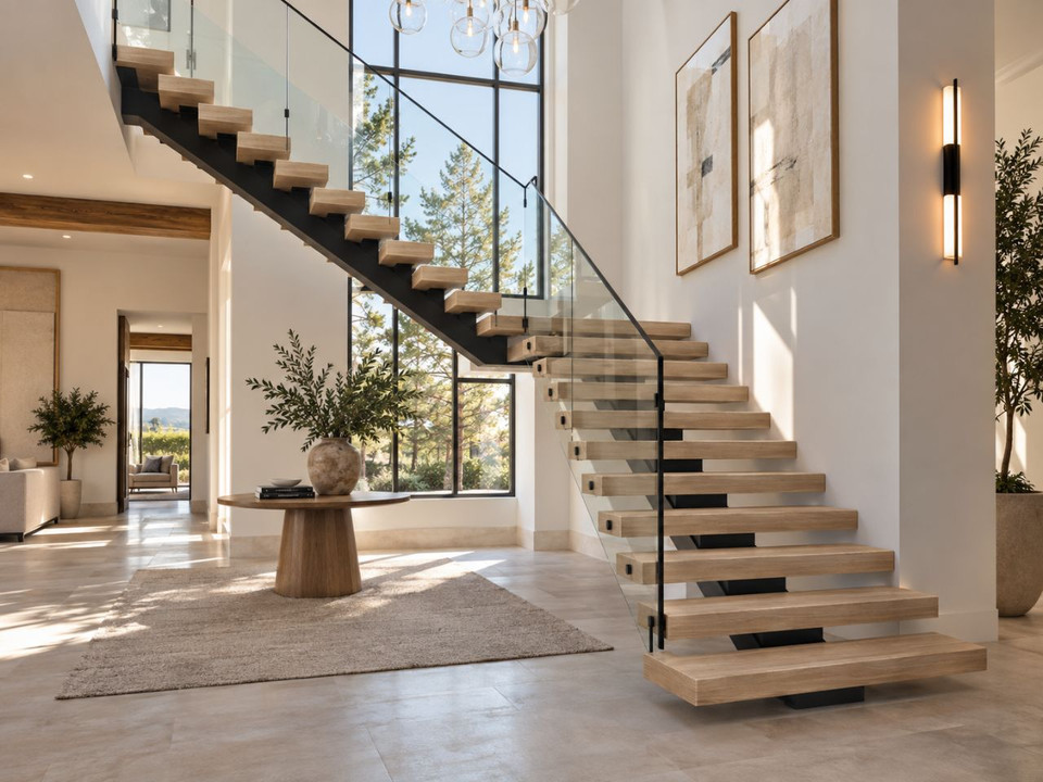 Why Architects Recommend Custom Stair Parts for Luxury Home Builds