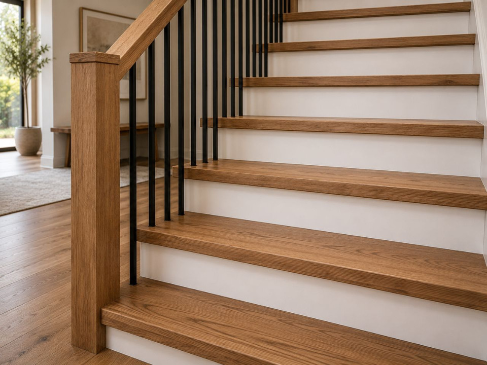 Custom Stair Treads vs. Box Store Stair Parts: What's the Difference?