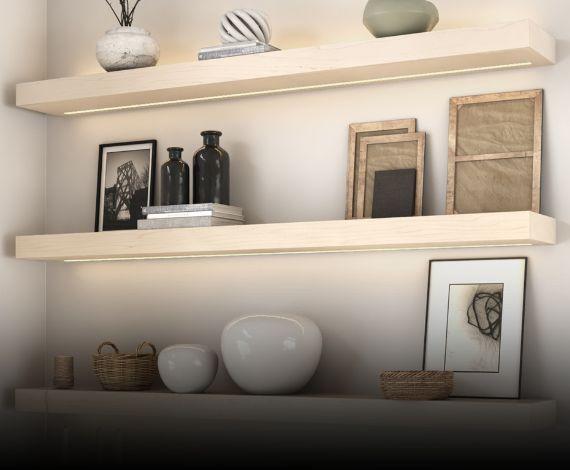 3 inch maple floating wall mount shelf 3 inch maple floating wall mount shelf