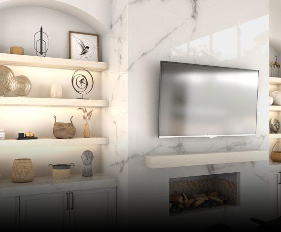 Floating Wall Shelf Shown in Maple with Clear Coat Floating Wall Mount Shelf Shown in Maple with Clear Coat