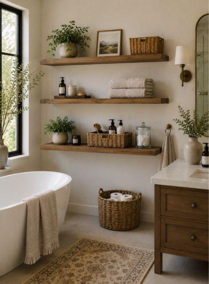 Floating shelves