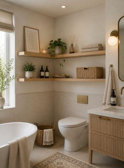 Corner Floating Shelves