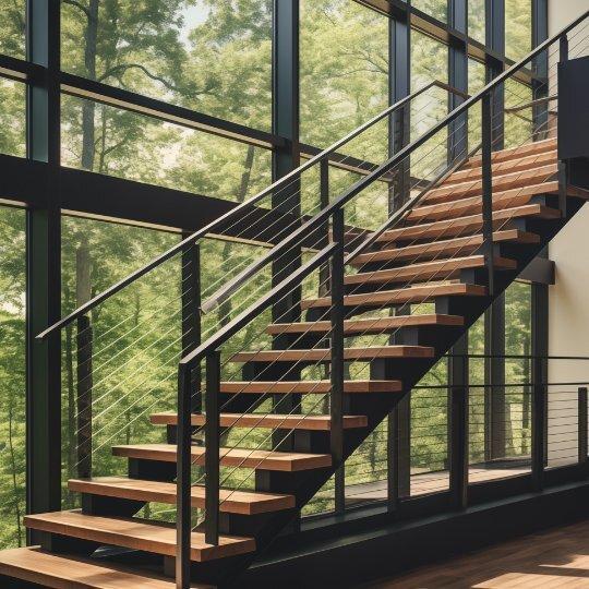 Custom Floating Stair Treads Mobile