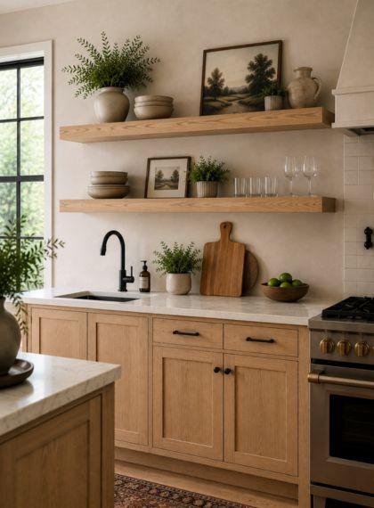 Floating shelves
