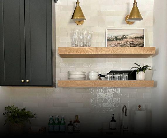 Trending Style 2 Inch White Oak Shelf