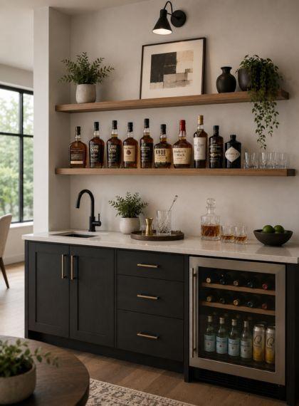 Floating shelves