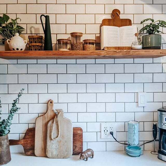 Pine Floating Shelves