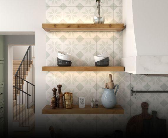 Rustic Floating Shelves Wall Shelving for Kitchens