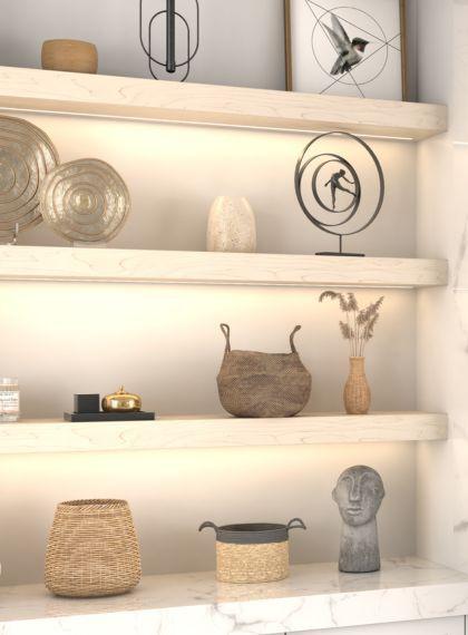 Lit Floating Shelves Lit Floating Shelves