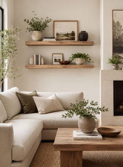 Floating shelves