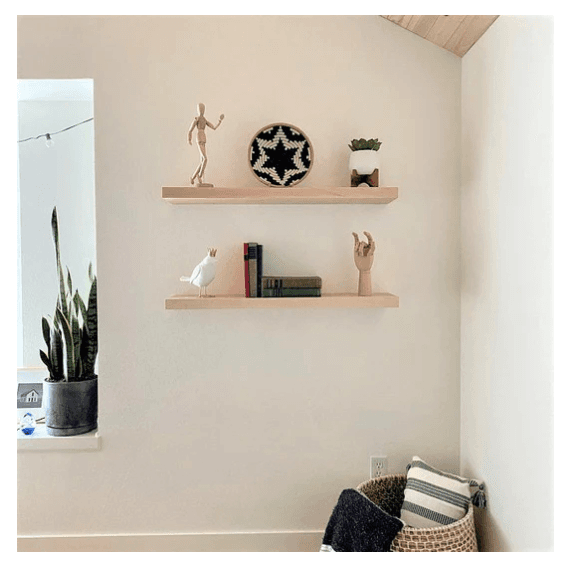 Maple Floating Shelves