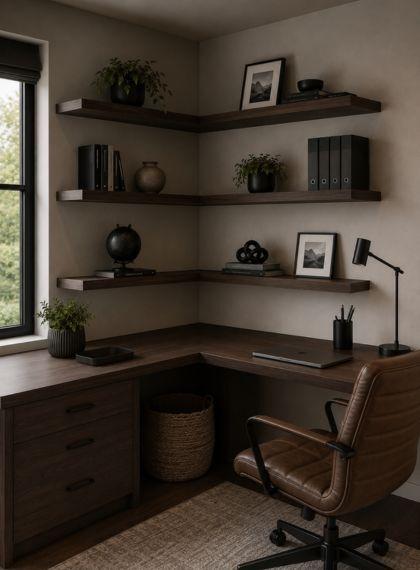 Corner Floating Shelves