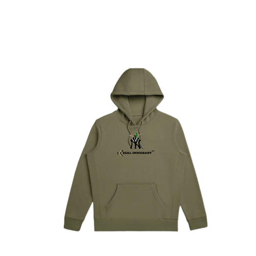 Olive Green Illegal Immigrant Hoodie