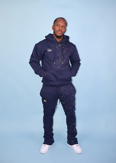 Vibrant Splash Boot Cut Set Navy RESTOCK