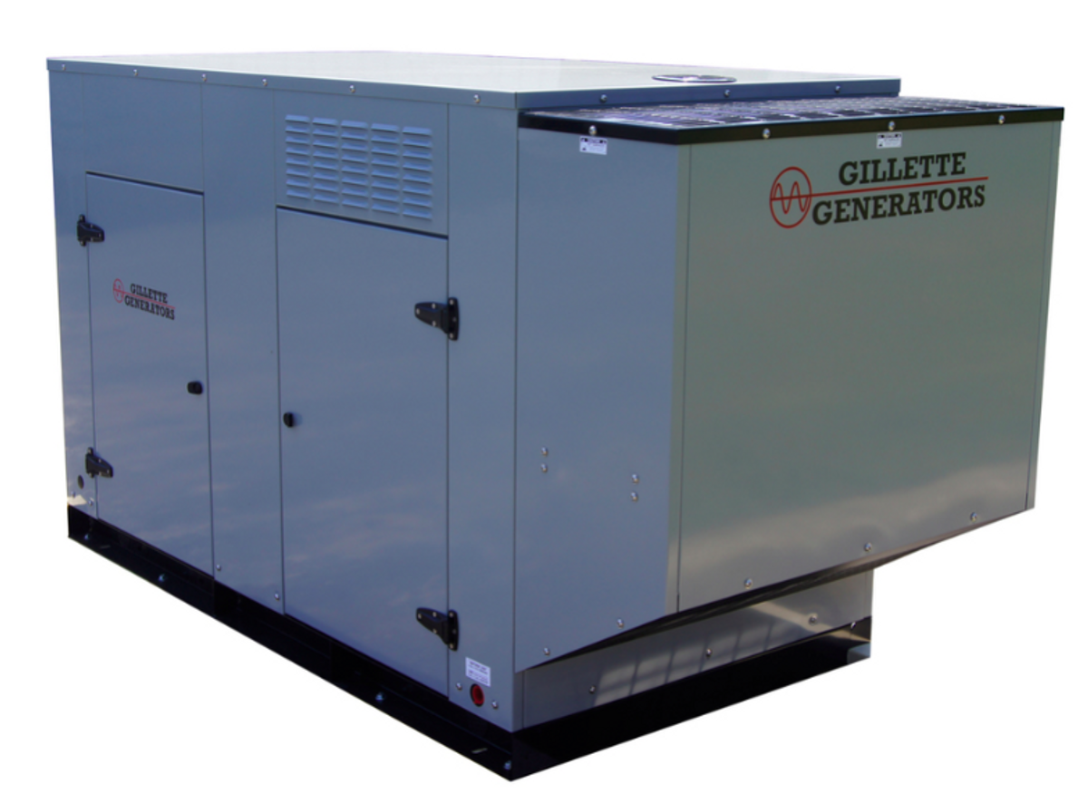 Gillette 25kW SP-250 Standby Natural Gas / LP Generator Lev.2 Enclosure