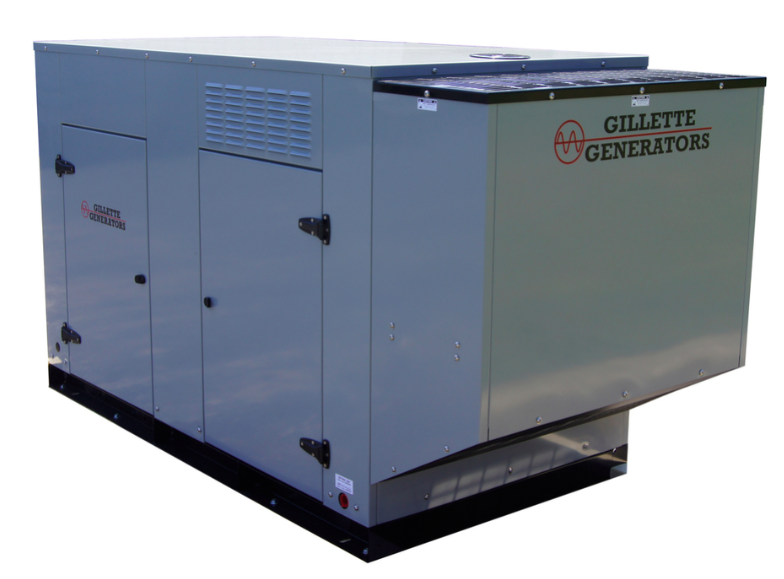 Gillette 25kW SP-250-1-1 240V 1PH Standby Natural Gas / LP Generator Lev.2 Enclosure