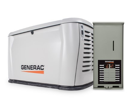 Generac 7321 10kw Next Generation Air-Cooled Standby Generator w/16 Circuit 100A Switch - Includes Cellular, Wi-Fi & Bluetooth Connectivity