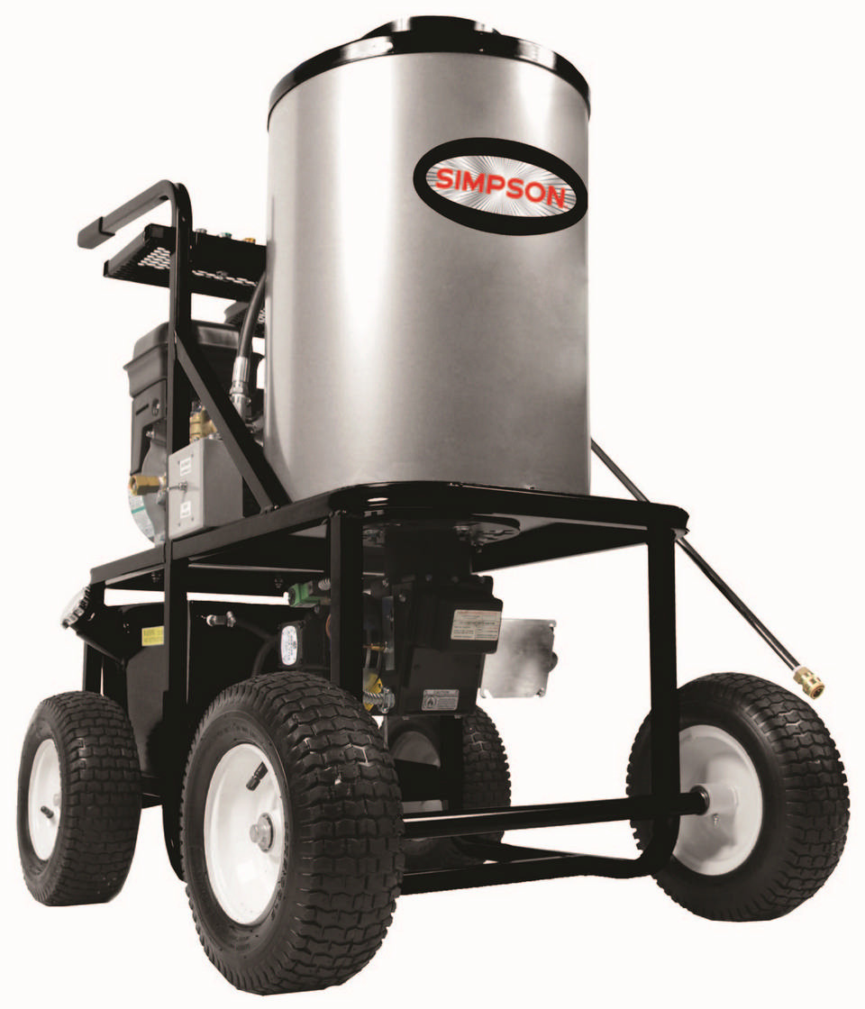 Simpson KING BRUTE 65132 4000PSI 4.0 GPM VERTICAL HOT WATER SERIES - CRX 420 KEY-START - AAA PUMP