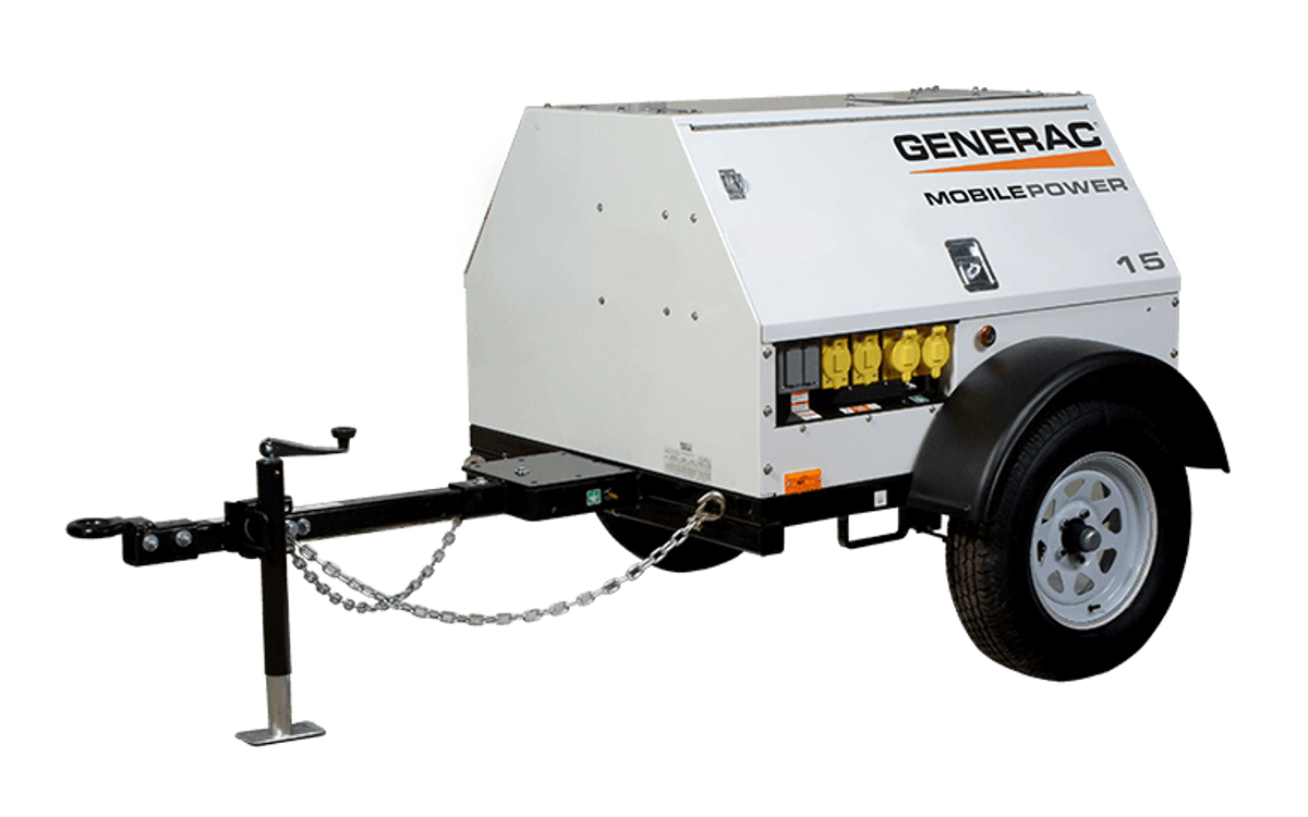 Generac MLG15 STD Mobile Towable Generator 6786