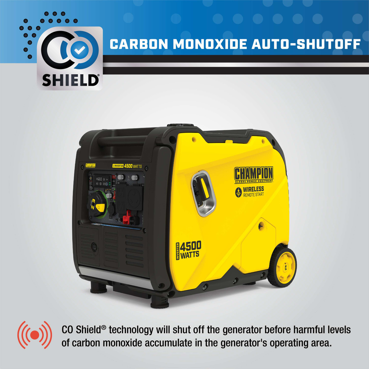 Champion 4500W Portable Inverter Generator- 200989