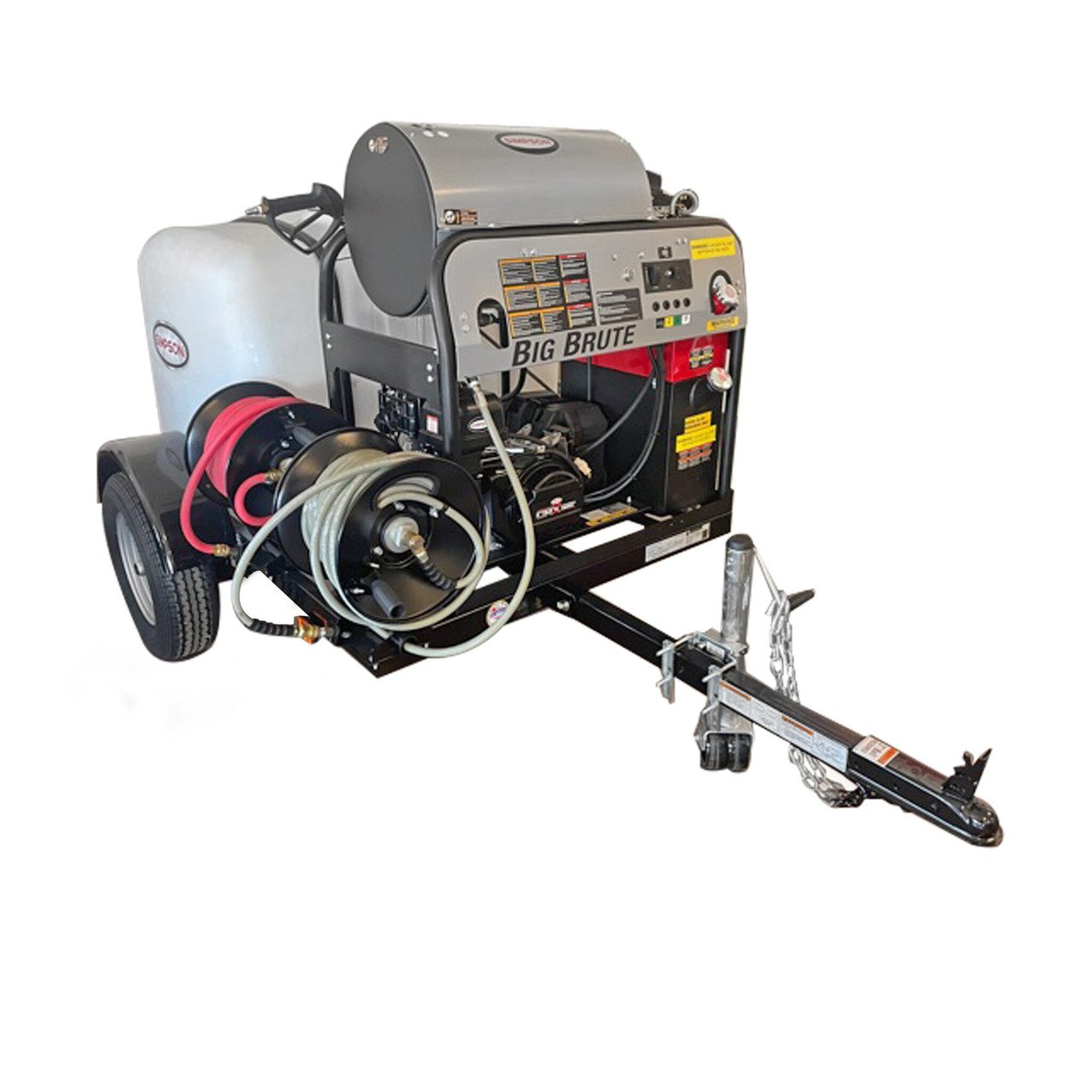 SIMPSON 95016 HOT WATER Trailer 4000 PSI at 4.0 GPM CRX® 420cc E-Start,  COMET Triplex