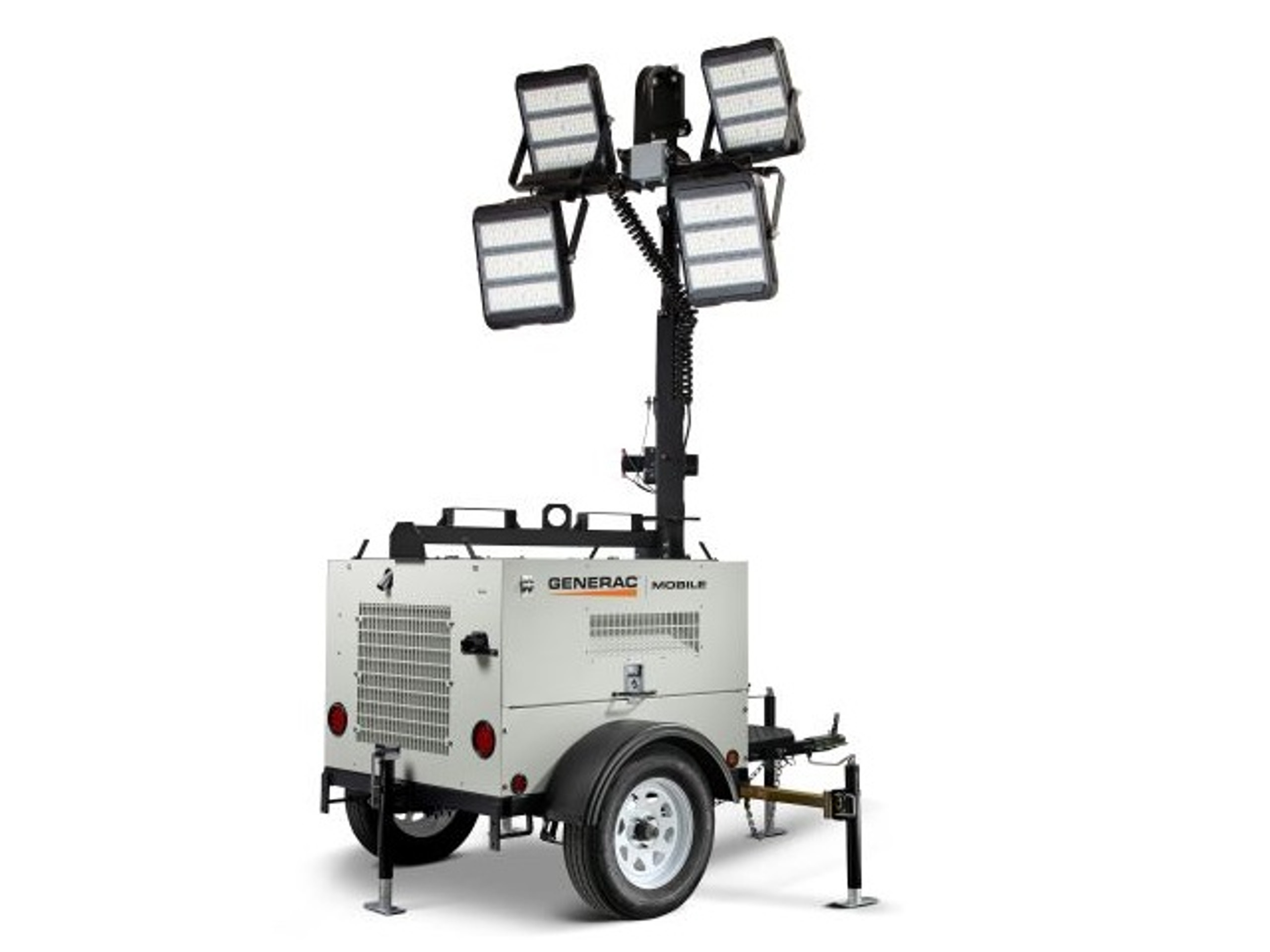 Generac MLT6SMDSSTD Diesel 6kW Light Tower Generator LED w/Electric Winch