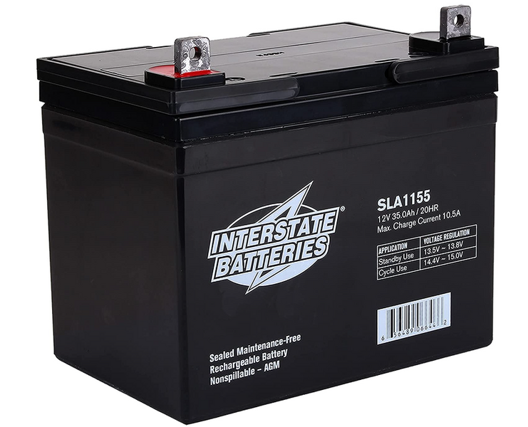 Interstate (Generac) 12V Group U1 (SP-35) Air Cooled Battery *Ships with Generator Purchase Only*