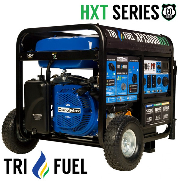 DuroMax XP13000HXT13,000 Watt Tri-Fuel Portable Generator