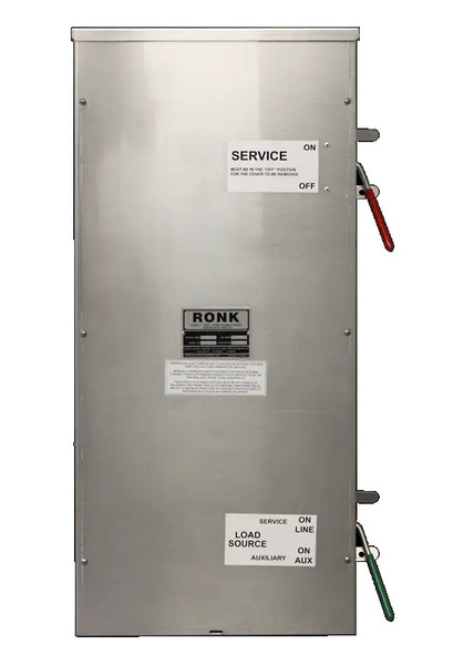 Ronk 7426 400Amp 1ph 240V Nema 3R "Fused" Double-Throw Meter-Rite Disconnect Switch
