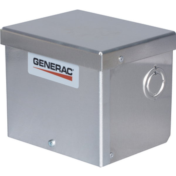 Generac 6343 30 AMP RAINTIGHT ALUMINUM POWER INLET BOX (Small 6" x 5" x 5")