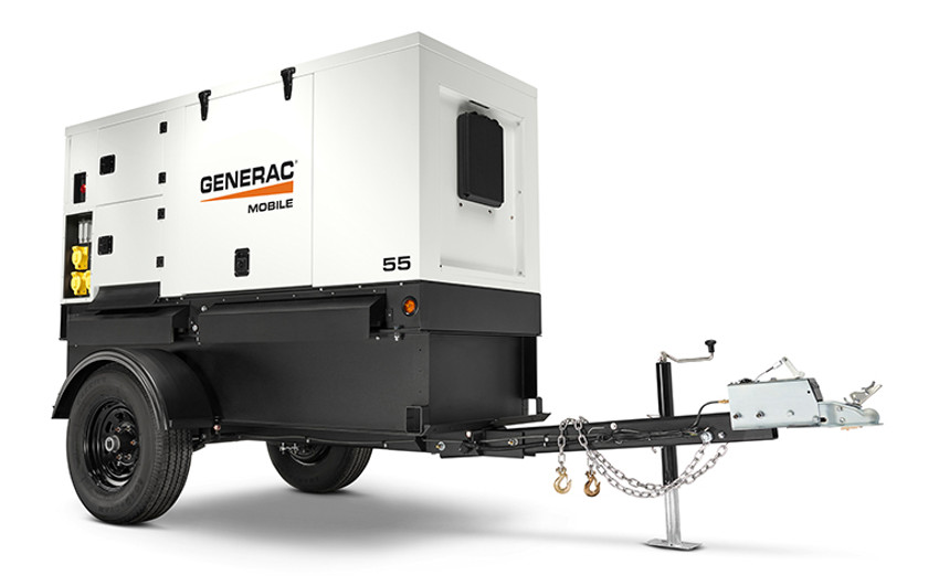 Generac MMG55DF4 Mobile Towable Generator w/ Trailer