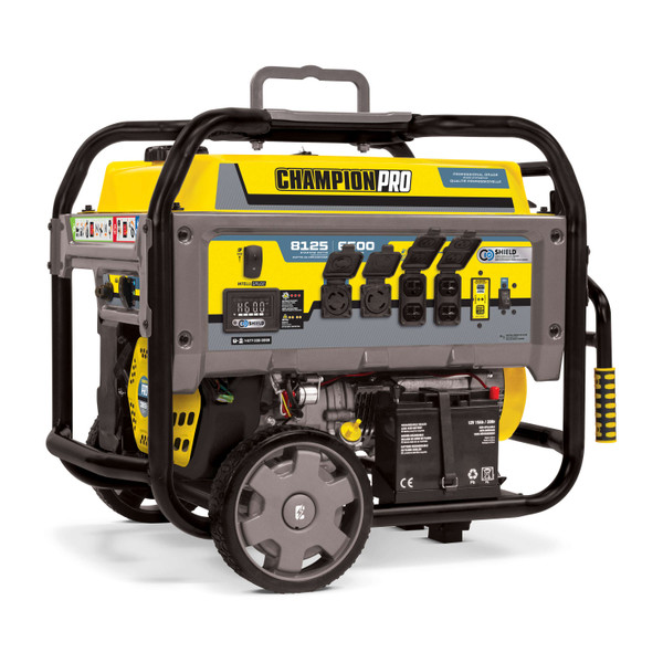 CHAMPION 100430 PRO 6500 Watts Portable Generator w/ Electric Start +CO Shield CARB