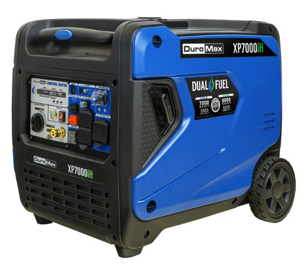 DuroMax XP7000iH 7,000 Watt Dual Fuel Portable Generator