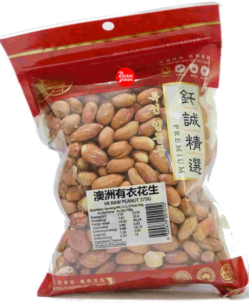 Golden Bai Wei VK Raw Peanuts 375g