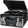 VICTROLA 50's Retro Bluetooth Record Player Multimedia V50-200 - Black