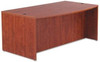 Alera ALE Valencia Bow Desk Shell ALEVA227236MC - Medium Cherry