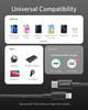 Anker New Nylon USB-C to Lightning Cable, Fast Charging Cord 1ft - Black