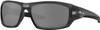 Oakley OO9236 Valve Rectangular Sunglasses Polarized Matte Grey/Black Iridium