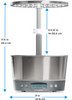 AeroGarden Elite 360 Indoor Hydroponic System Stainless Steel 100693-BSS