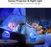 Rossetta Star Galaxy Projector 1.0 for Bedroom, White Noise Bluetooth Speaker
