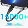 iPhone Charger 3Pack 10FT Braided Lightning Cable Fast Charging - Black/White