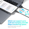 iPhone Charger 3Pack 10FT Braided Lightning Cable Fast Charging - Black/White