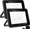 LKXDOV LED Flood Lights Outdoor, 100W 10000LM Outside Work Light (2 Pack)