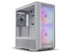 LIAN LI LANCOOL 216RW White Steel / Tempered Glass ATX Mid Tower Computer Case
