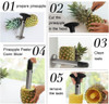 LavoHome Pineapple Corer and Slicer For Kitchen Gadget Stainless Steel
